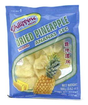 Dried Pineapple Ananas Sec