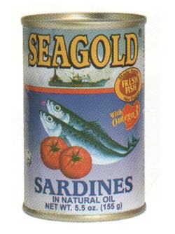 SEA GOLD Sardines in natural Oil